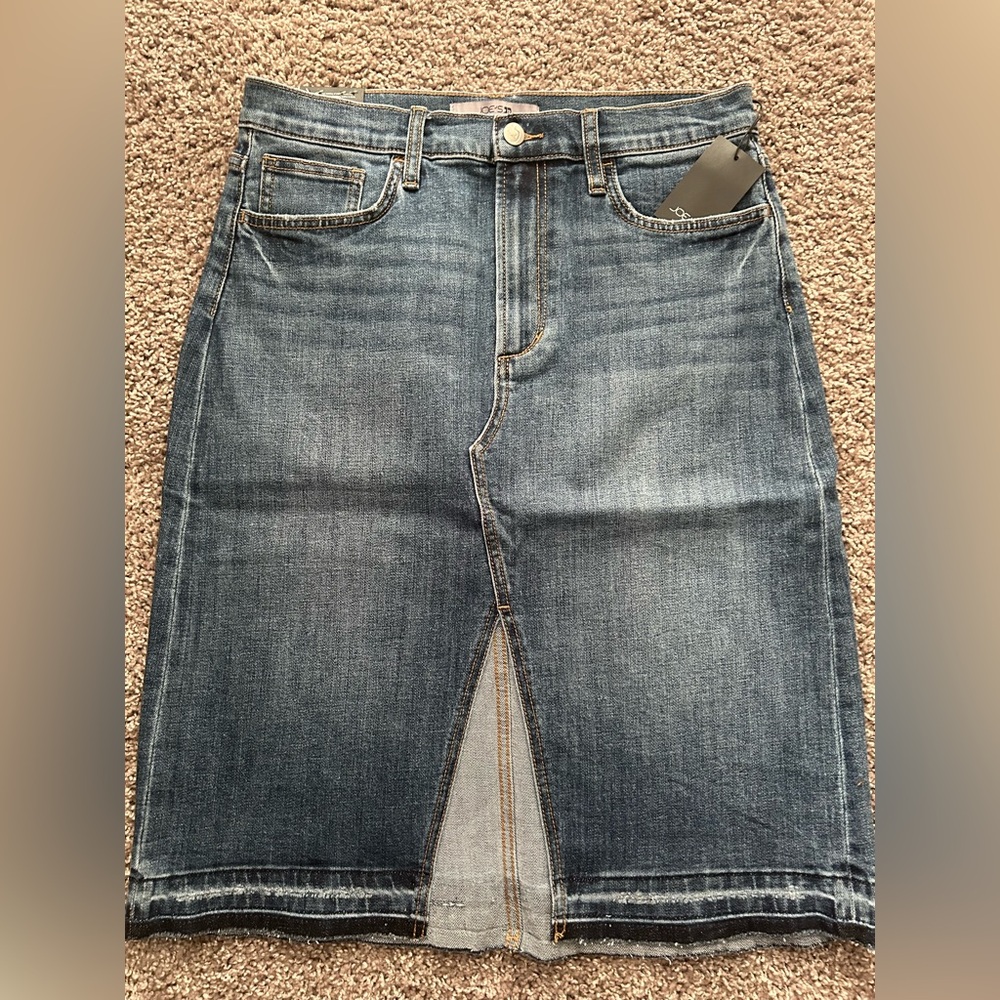 JOES
High-Rise Midi-Length Denim Skirt size 29